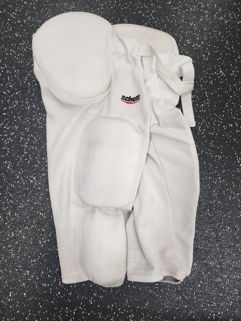 Vist Large View of Product Image Which is Used Schutt Adult FB Integrated Pants White MD