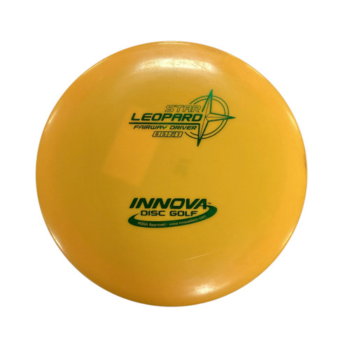 Used Innova LEOPARD Disc Golf Driver Gold 172g 11479-S000406668 Vist Large View of Product Image Which is Used Innova LEOPARD Disc Golf Driver Gold 172g