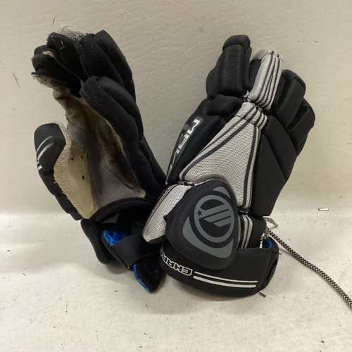 Vist Large View of Product Image Which is Used Maverik CHARGER Lacrosse Gloves Mens Black 10"