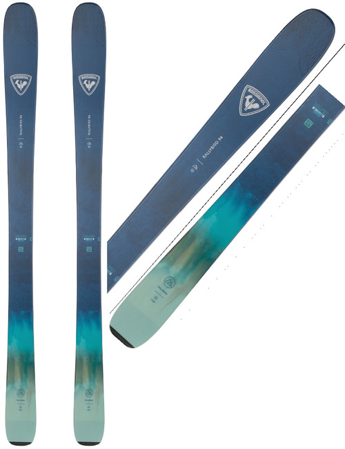 Vist Large View of Product Image Which is New ROSSIGNOL 25 RALLYBIRD 94 164cm W/ LOOK SPX 11 GW BINDINGS