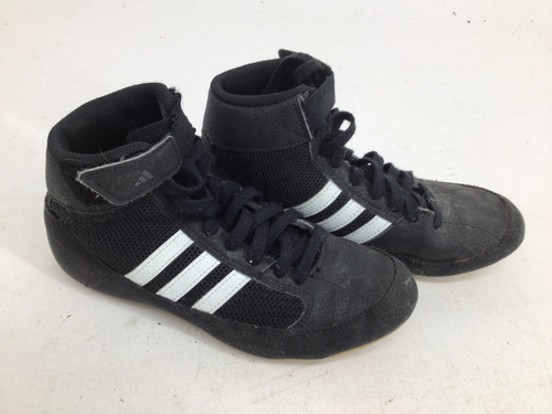 Vist Large View of Product Image Which is Used Adidas HVC JR 3.0 WRESTLING SHOES Wrestling Shoes Black Junior 03