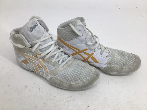 Vist Large View of Product Image Which is Used Asics SNAPDOWN JR 4.5 WRESTLING SHOES Wrestling Shoes White Junior 04.5