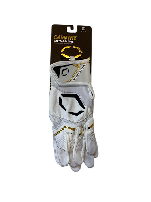 Vist Large View of Product Image Which is Used Evoshield BB/SB Batting Gloves White SM
