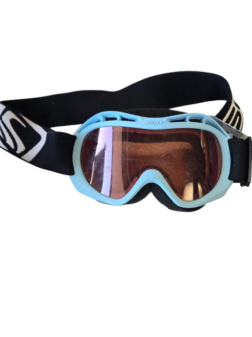 Vist Large View of Product Image Which is Used Scott Snow Goggles Youth Royal Blue