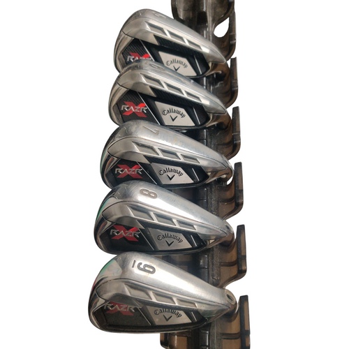 Vist Large View of Product Image Which is Used Callaway RAZR Mens Iron Set Right Hand 5I-9I