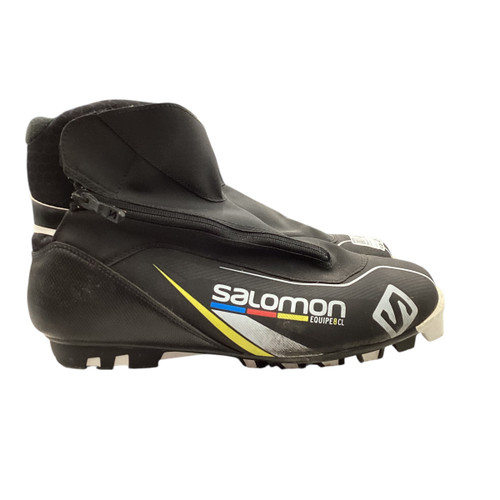 Vist Large View of Product Image Which is Used Salomon Mens SNS XC Ski Boots Black M 10 / W 10.5-11