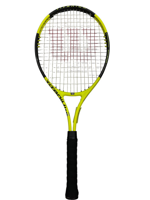 Vist Large View of Product Image Which is Used Wilson TITANIUM 3 Adult Racquetball Racquet Optic Yellow Unknown