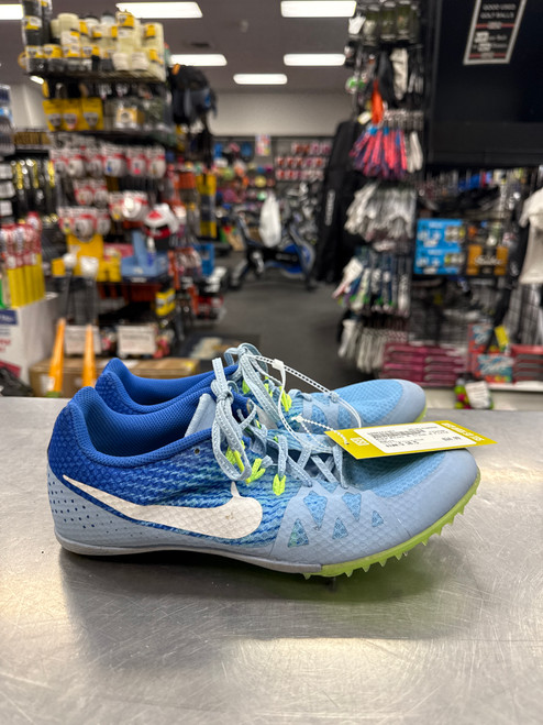 Vist Large View of Product Image Which is Used Nike Track & Field Cleats Adult Carolina Blue Senior 10.5