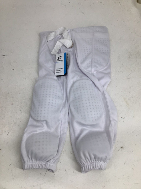 Vist Large View of Product Image Which is Used Champro YOUTH LARGE INTEGRATED FB PANTS Youth FB Integrated Pants White LG