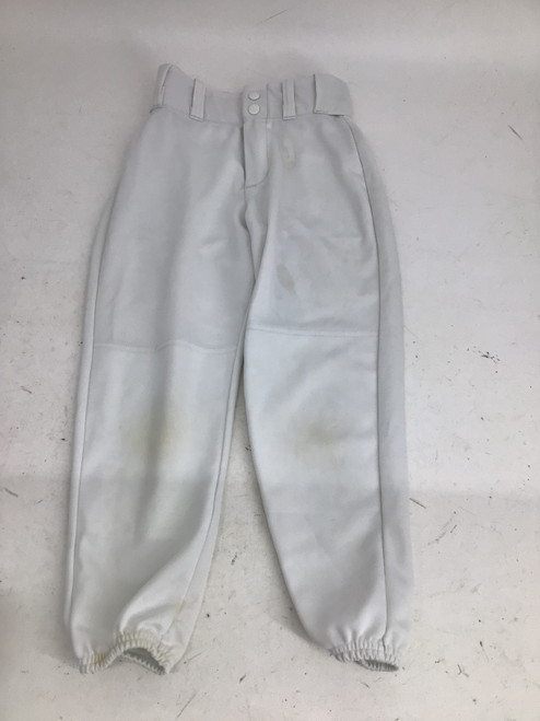 Vist Large View of Product Image Which is Used Alleson YTH MD BELTED BB/SB PANTS BB/SB Pant Boys White MD