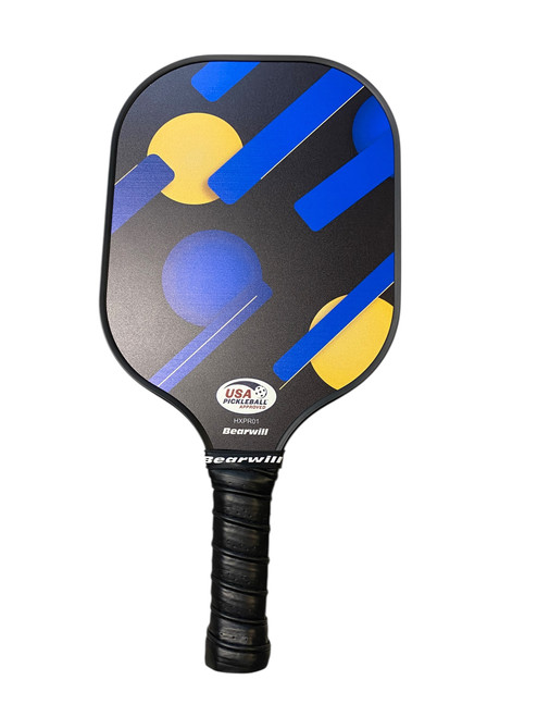 Vist Large View of Product Image Which is Used USA BEARWILL PICKLEBALL Pickleball Racquet Black