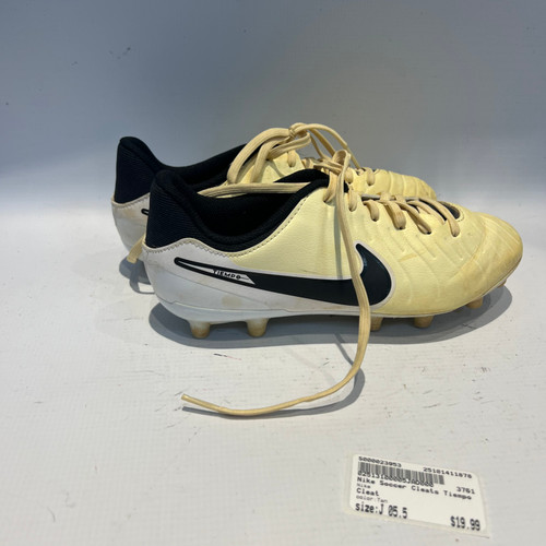 Vist Large View of Product Image Which is Used Nike Soccer Cleats Tan Junior 05.5