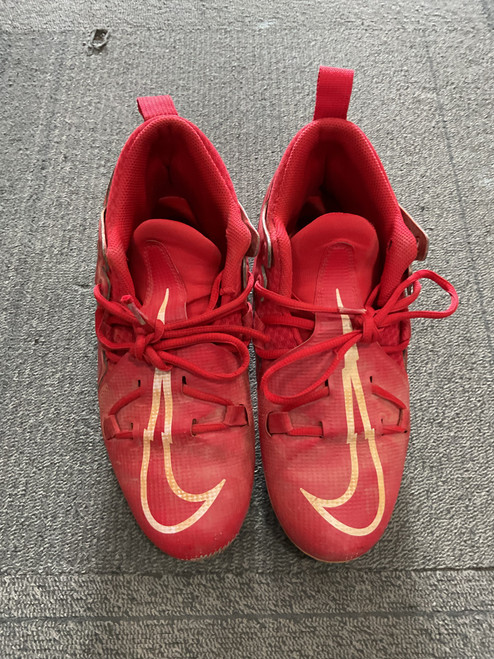 Used Nike ALPHA Adult FB Cleats Red Senior 6 11614-S000223673 Vist Large View of Product Image Which is Used Nike ALPHA Adult FB Cleats Red Senior 6
