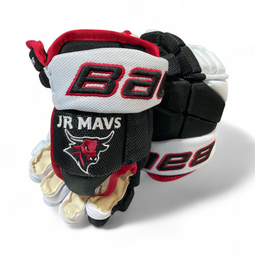 Vist Large View of Product Image Which is New Vapor Pro Jr Mavs Hockey Gloves 11in