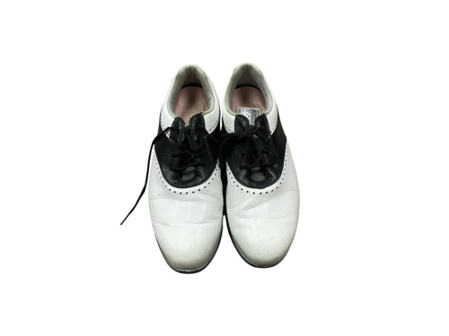 Vist Large View of Product Image Which is Used Foot Joy 93919 Womens Golf Shoes White Senior 7