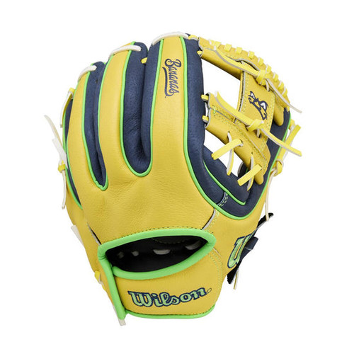 Vist Large View of Product Image Which is New Wilson SAVANNAH BANANAS ADVISORY STAFF BB/SB Glove LH Throw