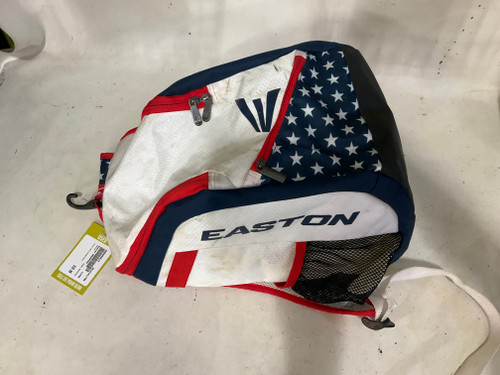 Vist Large View of Product Image Which is Used Easton BACKPACK BB/SB Player Backpack White/Red/Navy