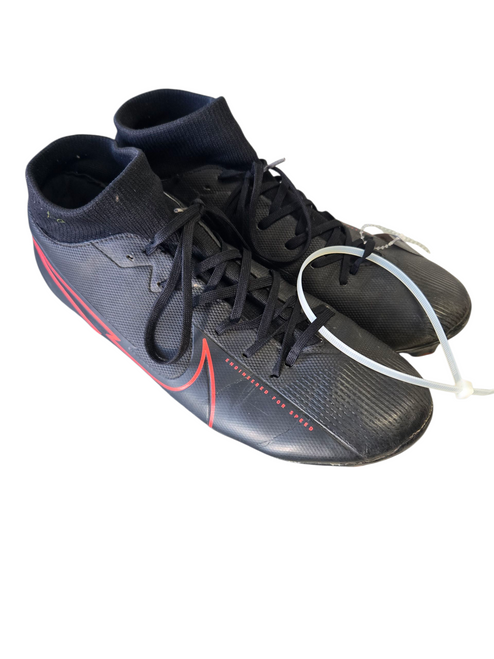 Vist Large View of Product Image Which is Used Nike MERCURIAL CLEATS Soccer Cleats Black Senior 6