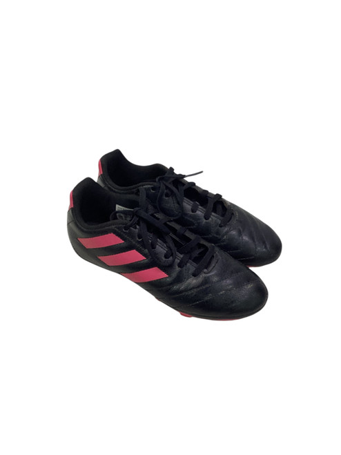 Vist Large View of Product Image Which is Used Adidas Soccer Cleats Black And Pink Junior 04