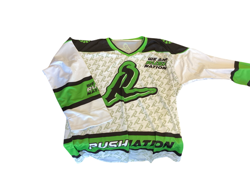 Vist Large View of Product Image Which is Used SK RUSH JERSEY Lacrosse Top A Green XL