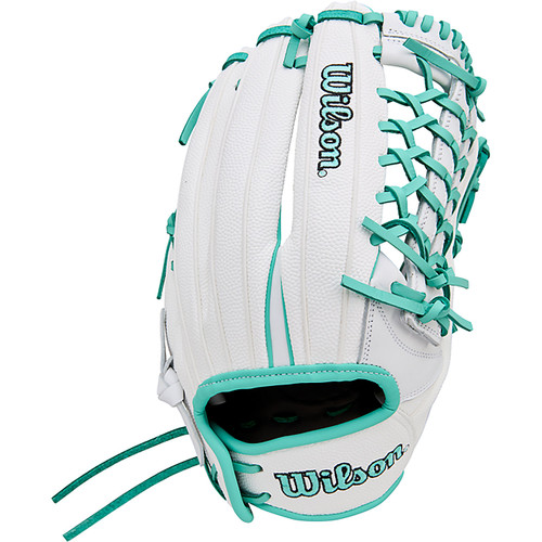 Vist Large View of Product Image Which is NEW WILSON 2026 A1000® T125 12.5” Outfield RHT Fastpitch Glove