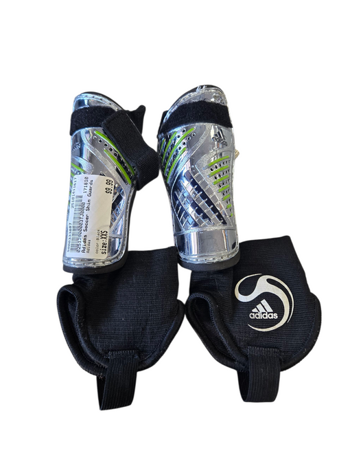 Vist Large View of Product Image Which is Used Adidas Soccer Shin Guards Youth Black XXS