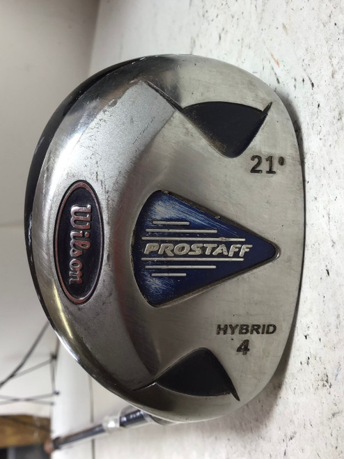 Used Wilson PRO STAFF Mens Hybrid Club RH 4 Hybrid 10105-S000293838 Vist Large View of Product Image Which is Used Wilson PRO STAFF Mens Hybrid Club RH 4 Hybrid