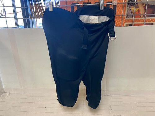 Vist Large View of Product Image Which is Nike youth football pants, integrated padded football pants, black Nike football gear, size large youth football pants, used football practice pants, Nike LG youth football apparel, boys football pants padded, Nike protective football pants.