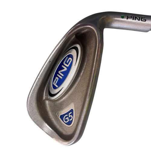 Vist Large View of Product Image Which is Used Ping G5 GREEN DOT Mens Individual Iron RH 8 Iron
