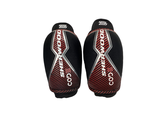 Vist Large View of Product Image Which is Used Sher-wood CODE Youth Elbow Pads LG