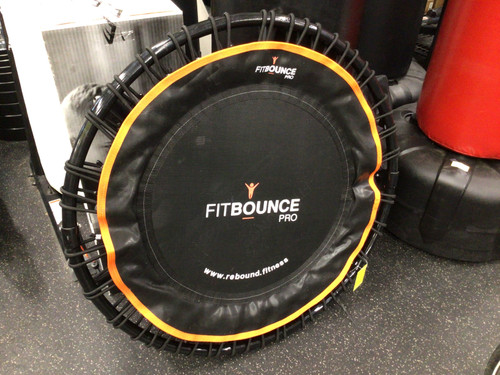 Vist Large View of Product Image Which is Used FIT BOUNCE PRO 40IN EXCERCISE TRAMPOLINE Exercise Trampoline Black