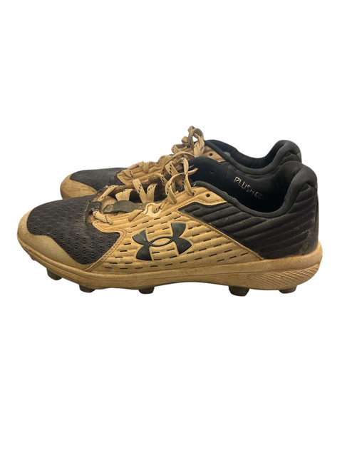 Vist Large View of Product Image Which is Used Under Armour POCKET CHARGED BB/SB Cleats White Senior 9