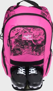 Vist Large View of Product Image Which is NEW RAWLINGS GAMER BAT BACKPACK PINK