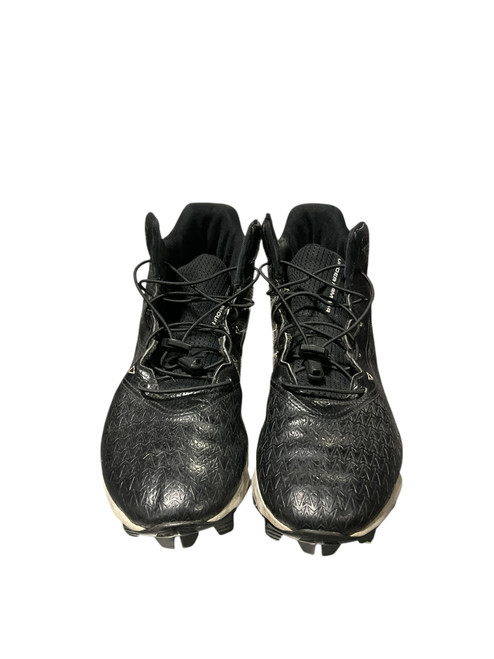 Vist Large View of Product Image Which is Used Under Armour Adult FB Cleats Black Senior 10.5