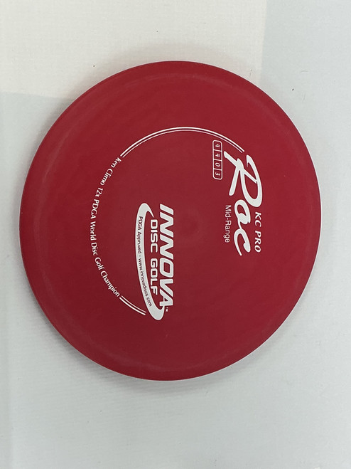Vist Large View of Product Image Which is Used Innova ROC PRO Disc Golf Mid Range Red