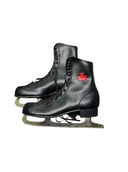 Used CANADA BLK FGURE SKATE Mens Figure Skate Black Senior 7 11833-S000166753 Vist Large View of Product Image Which is Used CANADA BLK FGURE SKATE Mens Figure Skate Black Senior 7