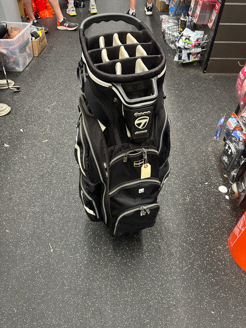 Vist Large View of Product Image Which is Used Taylormade JUGGERNAUT Mens Stand Bag Black