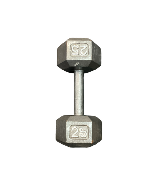 Vist Large View of Product Image Which is Used Hex Dumbbell (Each) 25 lb