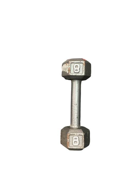 Vist Large View of Product Image Which is Used Hex Dumbbell (Each) 8 lb