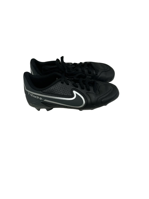 Vist Large View of Product Image Which is Used Nike Tiempo Jr 1.5 Black Soccer Cleats