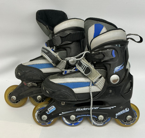 Vist Large View of Product Image Which is Used Bladerunner TWIST Junior Roller Quad Skates Grey Adjustable