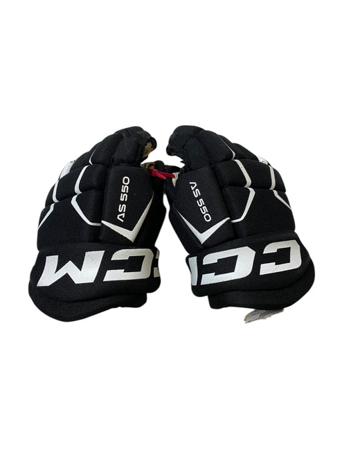 Vist Large View of Product Image Which is Used CCM TACKS AS 550 Youth Gloves Black 9"