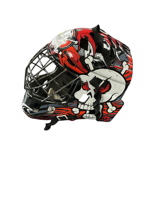 Vist Large View of Product Image Which is Used Franklin FRANKLIN GOALIE MASK FH Facial Protection Black Junior