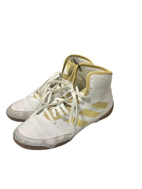 Vist Large View of Product Image Which is Used Adidas Wrestling Shoes White Senior 5