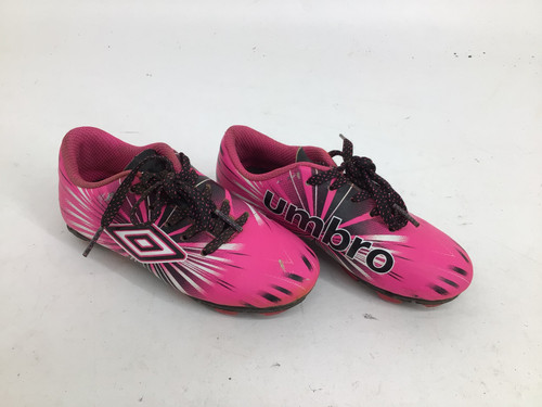 Used Umbro YTH 10 GIRLS SOCCER CLEATS Soccer Cleats Pink Youth 10.0 11752-S000071020 Vist Large View of Product Image Which is Used Umbro YTH 10 GIRLS SOCCER CLEATS Soccer Cleats Pink Youth 10.0