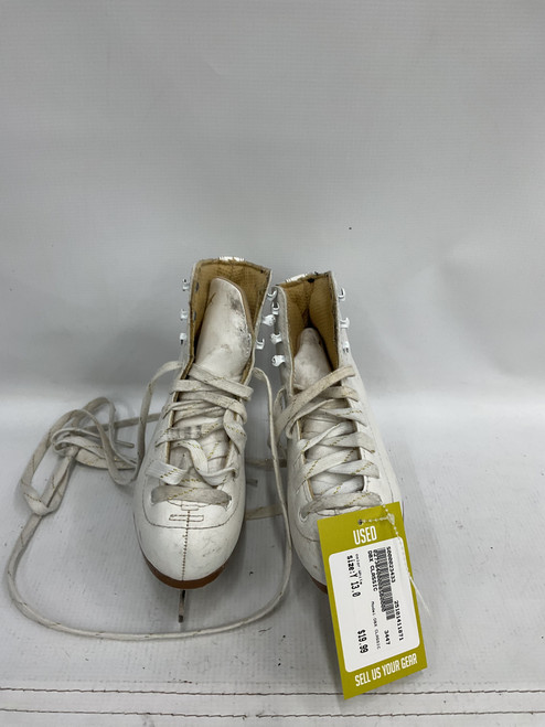 Vist Large View of Product Image Which is Used DBX CLASSIC Girls Figure Skate White Youth 13.0