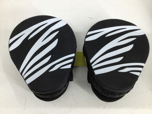 Vist Large View of Product Image Which is Used ZEBRA PUNCH MITTS Martial Arts Blocking Pad Senior