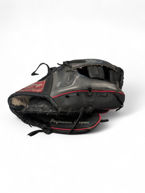 Vist Large View of Product Image Which is Used Rawlings A-ROD SIGNITURE MODEL BB/SB Glove T-ball Black 9"