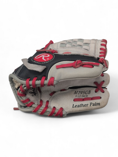 Vist Large View of Product Image Which is Used Rawlings SIGNIGTURE SERIES BB/SB Glove T-ball Black 9 1/2"