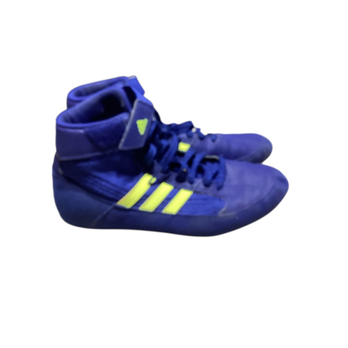Used Adidas Wrestling Shoes Royal Blue Senior 6 11812-S000162132 Vist Large View of Product Image Which is Used Adidas Wrestling Shoes Royal Blue Senior 6